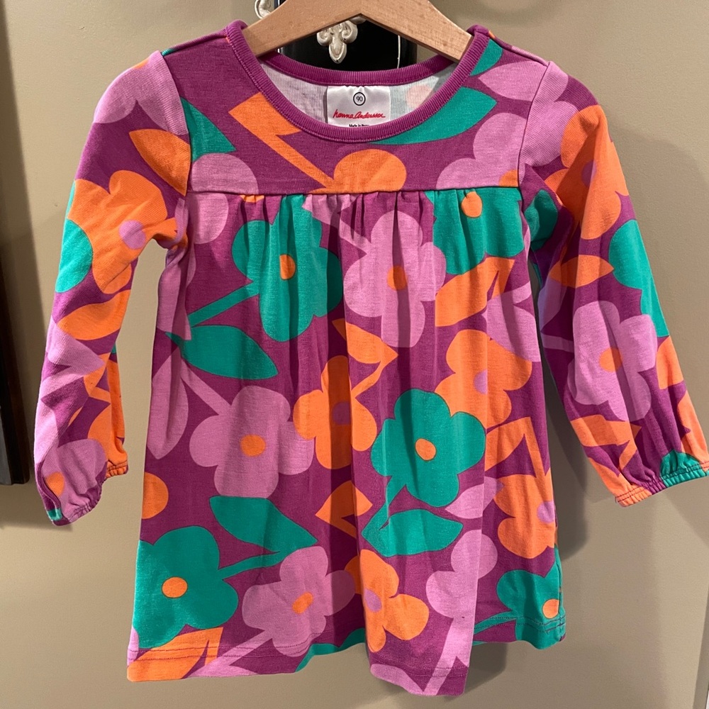 3T Hanna Andersson flower print dress
